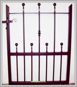 Wharfe Wrought Iron Metal Garden Gate